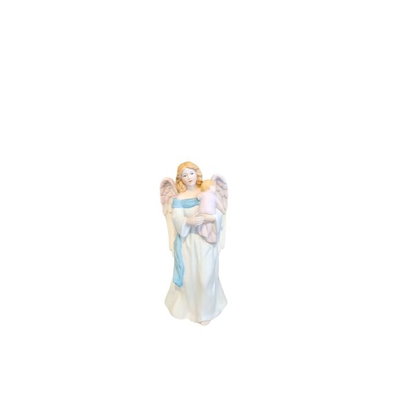 Homeco Home Interior Vintage Angel & Baby Porcelain Figurine #1434 - Picture 1 of 3